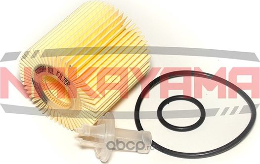 Фильтр масляный TOYOTA AURIS I/II, IQ, URBAN CRUISER, YARIS 1.4D-4D 06 (Nakayama). Артикул FO285NY