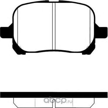 Колодки торм. пер. [Заменён на D2166H] (MK Kashiyama) MK Kashiyama. Артикул D2166