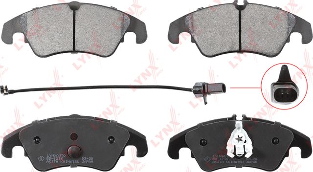 Тормозные колодки LYNXauto передние для Audi A7 I (4G) 2010-2018. Артикул BD-1236