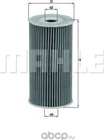 Масляный фильтр Mahle. Артикул OX 365/1D