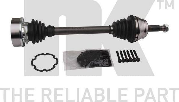 Полуось (привод в сборе, приводной вал) NK. Артикул 504740