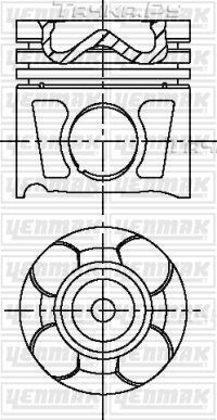 Поршень Yenmak для Fiat Ducato III 2011-2026. Артикул 31-04197-000