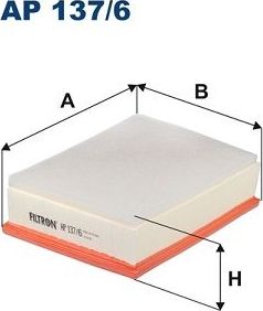 Воздушный фильтр Filtron. Артикул AP 137/6