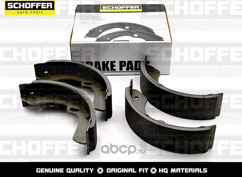 Колодки тормозные передние ISUZU 15- 3,5т (Schoffer). Артикул SHF23002