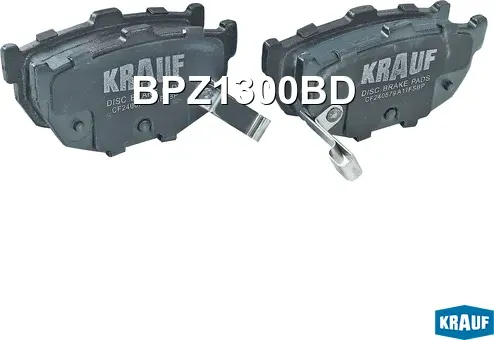 Колодки тормозные дисковые (Krauf). Артикул BPZ1300BD