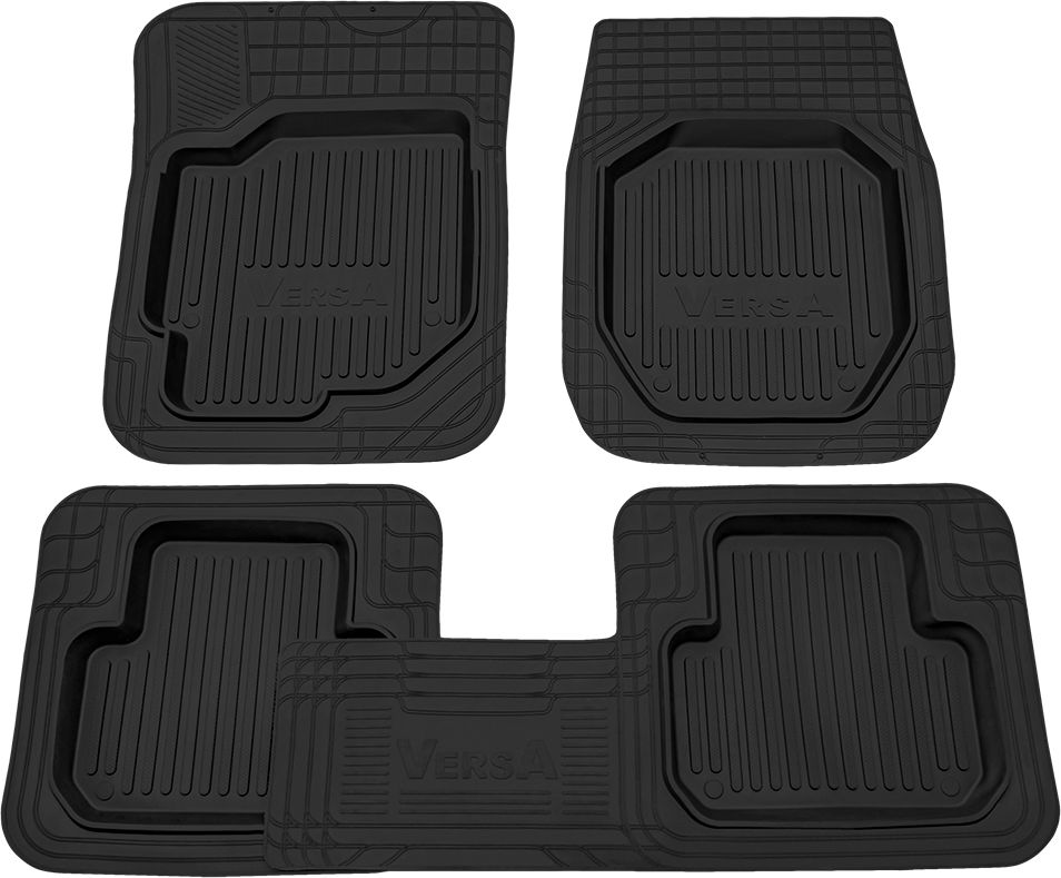 Коврики Rezkon резиновые универсальные Versa (премиум) для салона автомобиля. Артикул 1038015200