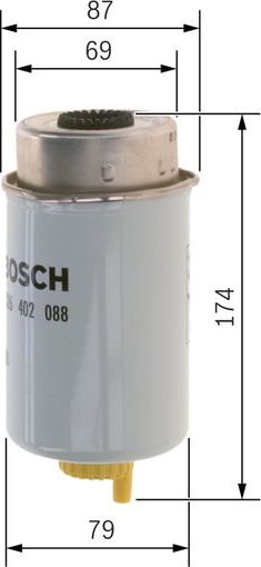 Топливный фильтр Bosch. Артикул F 026 402 088