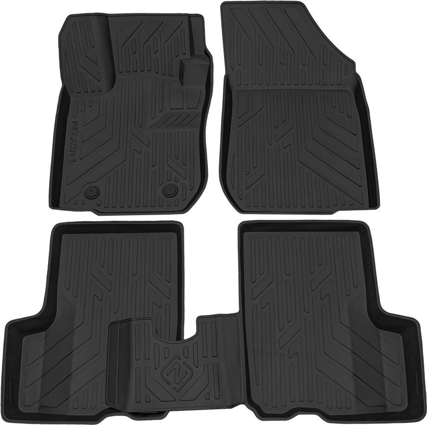 Коврики 3D полиуретановый Rezkon для салона Lada Largus 5 мест 2012-2026. Артикул 0539020300