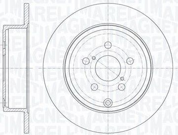 Тормозной диск Magneti Marelli. Артикул 361302040661
