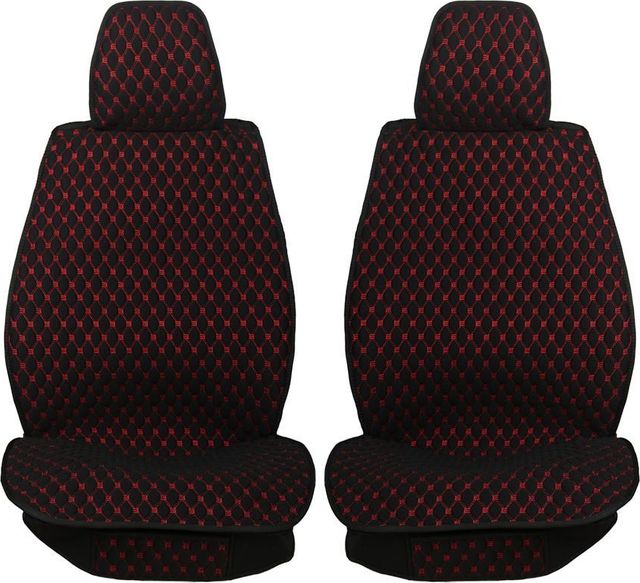 Накидки Seintex каркасные Classic Ultra на сидения, цвет Черный/строчка красная. Артикул 317855