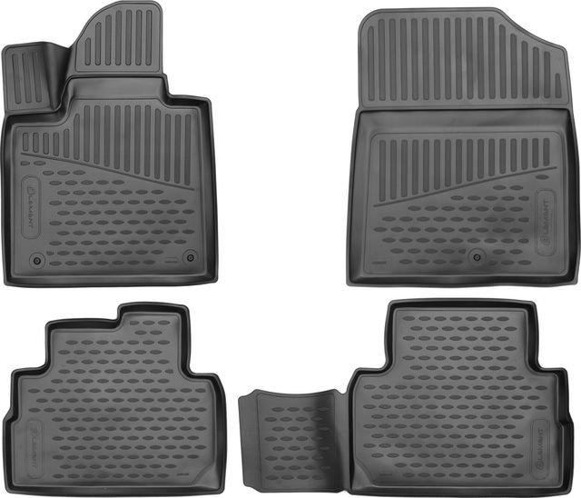 Коврики Element 3D для салона Hyundai Santa Fe IV рестайлинг 5 мест 2020-2026. Артикул ELEMENT3DA0N169210