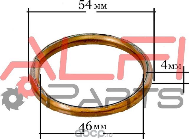 КОЛЬЦО-ПРОКЛАДКА СИСТЕМЫ ВЫХЛОПА (20691-57E01) 46/54/4 (Alfi Parts). Артикул GP1005