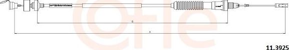 Трос сцепления Cofle для Citroen Jumpy I 1999-2006. Артикул 11.3925