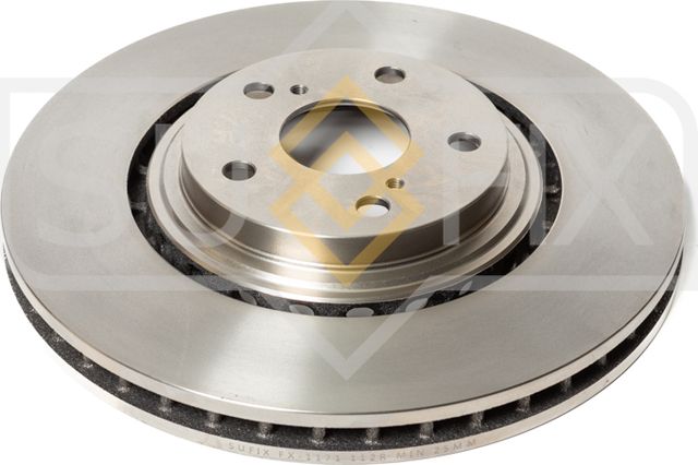 Диск тормозной передний правый/левый Lexus RX 2000-2003, Toyota Highlander 2000- (Sufix). Артикул FX1171