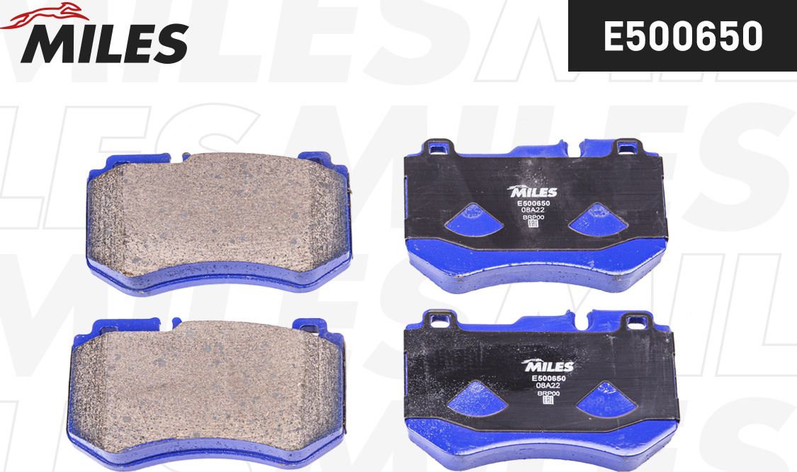 Тормозные колодки Miles (Керамика). Артикул E500650