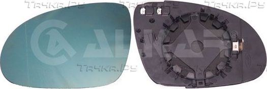 Зеркальное стекло бокового зеркала Alkar левое для Volkswagen Golf Plus I 2004-2013. Артикул 6421128