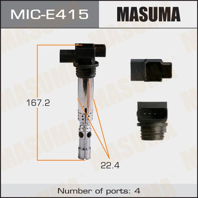 Катушка зажигания Masuma. Артикул MIC-E415