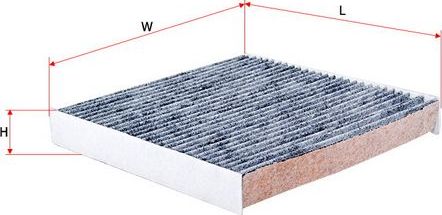 Салонный фильтр Sakura. Артикул CAC-18350
