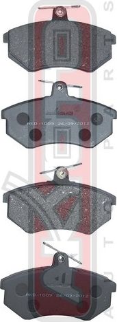 Тормозные колодки Akyoto Packing AKYOTO передние для Audi A4 II (B6) 2000-2004. Артикул AKD-1009