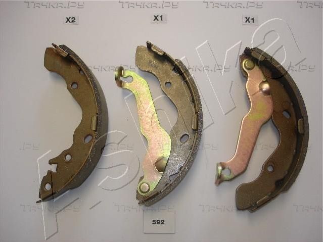 Тормозные колодки ASHIKA задние для Hyundai Matrix I 2001-2010. Артикул 55-05-592