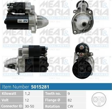 Стартер Meat & Doria для Daewoo Korando 1999-2001. Артикул 5015281