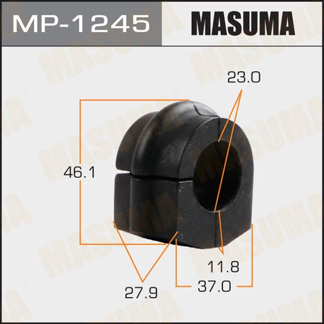 Втулки стабилизатора Masuma передние для Nissan Patrol Y61 2000-2026. Артикул MP-1245
