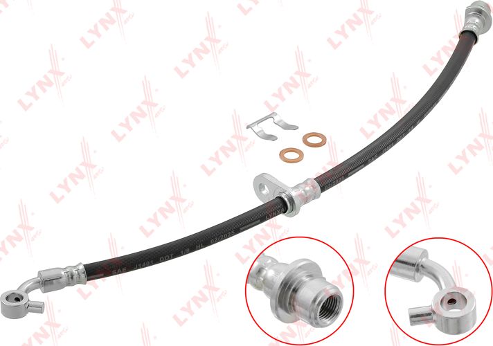 Тормозной шланг LYNXauto. Артикул BL-4133