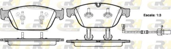 Тормозные колодки RoadHouse. Артикул 21443.02