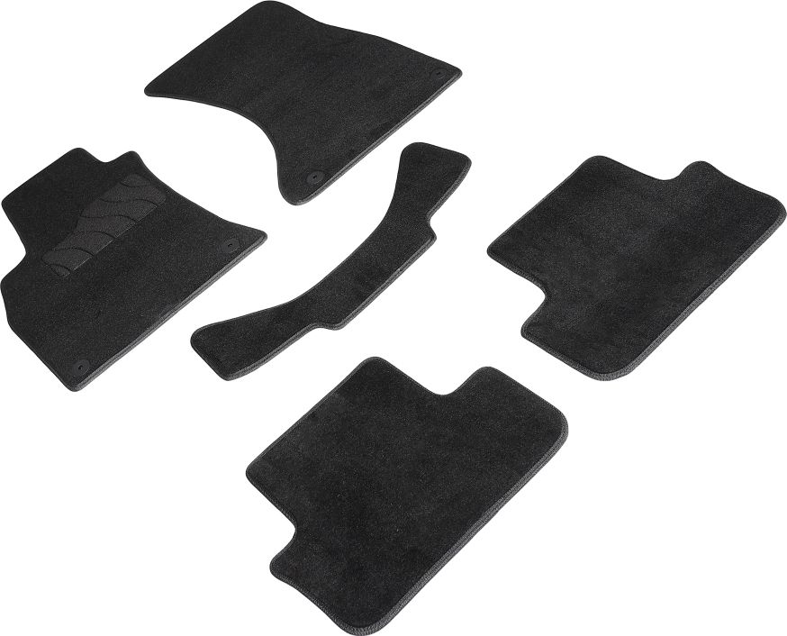 Коврики текстильные Seintex на нескользящей основе для салона Audi A5 I 2008-2016. Артикул 88666