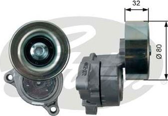 Натяжной ролик (натяжитель) приводного клинового зубчатого ремня Gates DriveAlign®. Артикул T38489