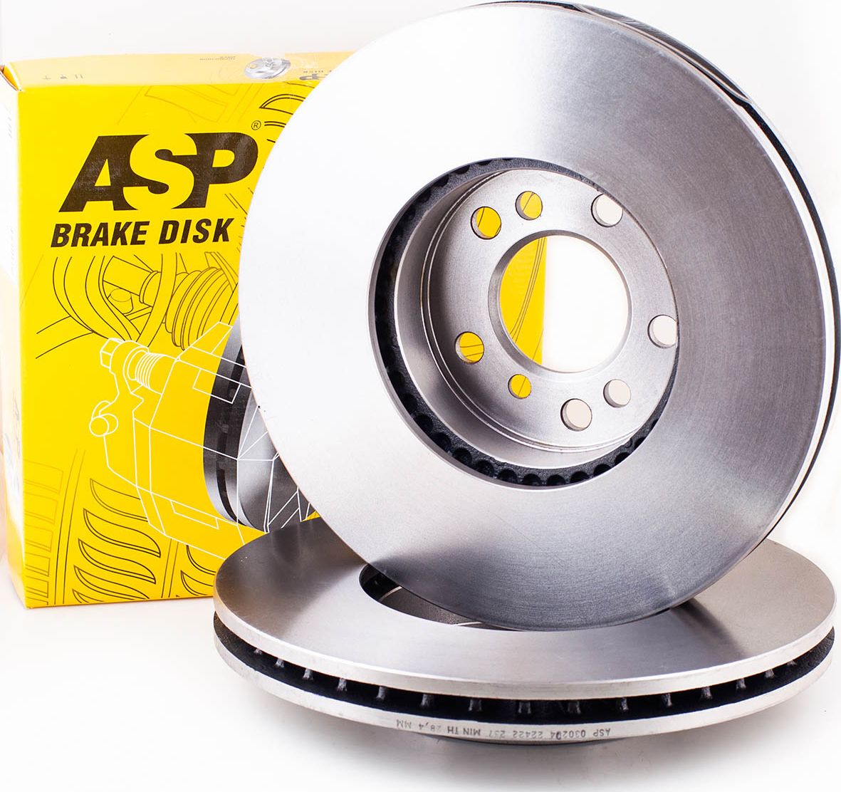 Диск тормозной BMW X3(E83)/X5(E53) 00-07 передний вентилируемый D=332 (ASP). Артикул 030204
