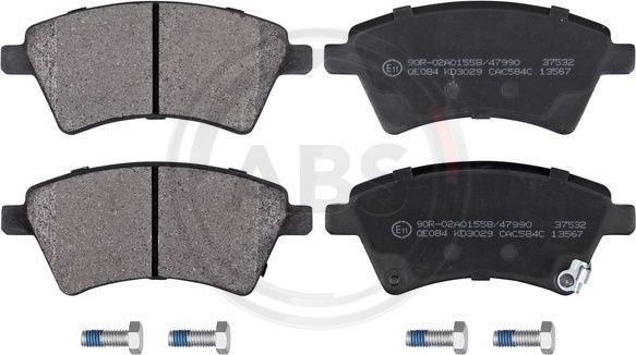 Тормозные колодки ABS передние для Suzuki SX4 I (Classic) 2006-2015. Артикул 37532