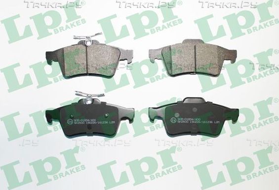 Тормозные колодки LPR для Volvo C30 I 2006-2012. Артикул 05P1236