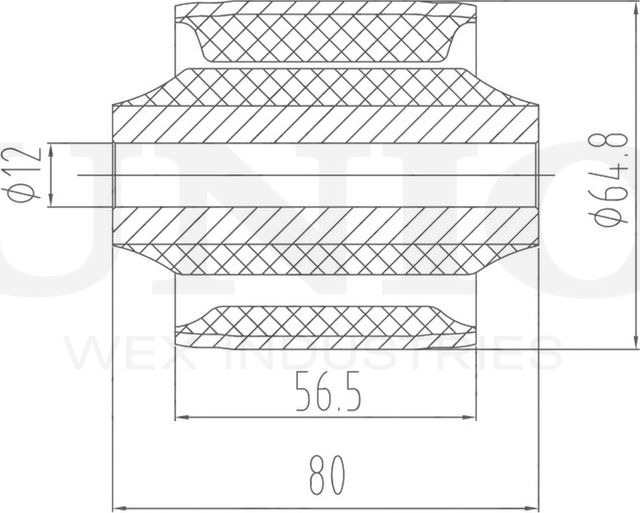Сайлентблок рычага подвески (Unio). Артикул RMP-20132