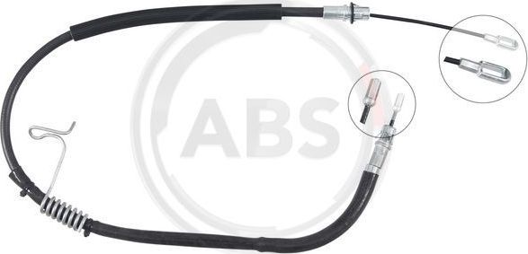 Трос ручника (тросик ручного тормоза) ABS. Артикул K17628