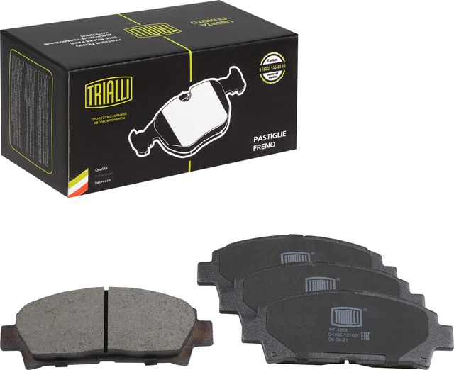 Тормозные колодки Trialli (Low-Metallic). Артикул PF 4353
