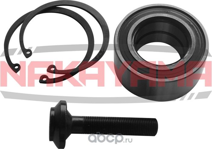Комплект подшипника ступицы колеса AUDI 100, 80, A4, A6, A8, VW PASSAT, SKODA SU (Nakayama). Артикул M1081NY