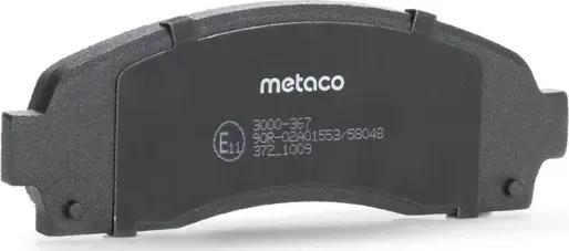 Колодки тормозные передние к-кт (Metaco). Артикул 3000367
