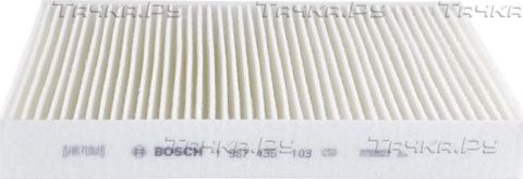 Салонный фильтр Bosch для Volvo XC90 II 2014-2026. Артикул 1 987 435 103
