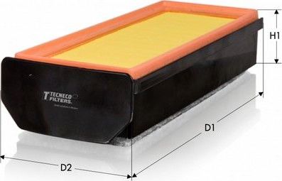 Воздушный фильтр  Tecneco Filters для Alpina D5 F10/F11 2011-2016. Артикул AR2796PM