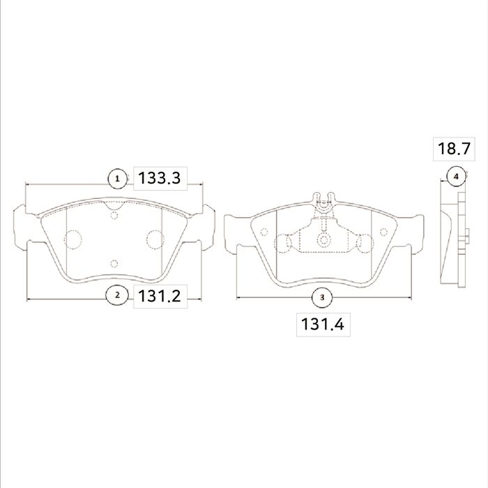 Тормозные колодки CTR. Артикул GK0041