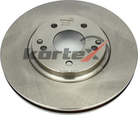 Диск торм. SSANGYONG ACTYON 12- перед.вент.(d=298mm) (Kortex). Артикул KD0240