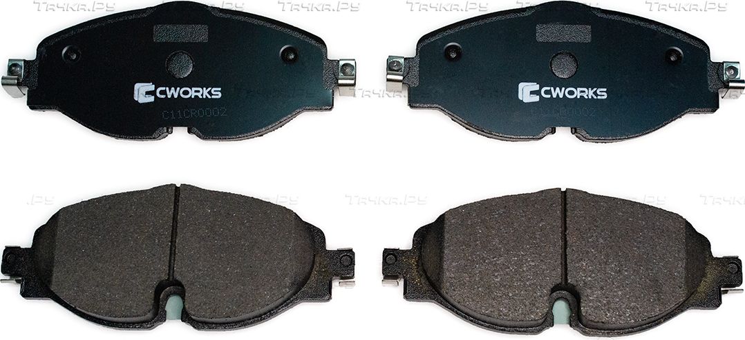 Тормозные колодки Cworks передние для SEAT Leon III 2012-2026. Артикул C11CR0002