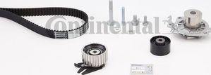 Помпа (водяной насос) с комплектом ремня ГРМ ContiTech для Alfa Romeo 159 2005-2011. Артикул CT1106WP1