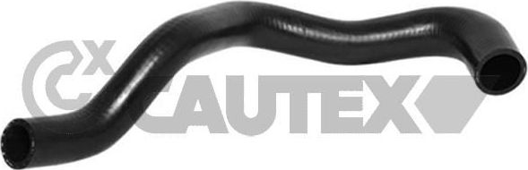 Патрубок радиатора (системы охлаждения) Cautex для Ford Fiesta VI 2008-2019. Артикул 753344