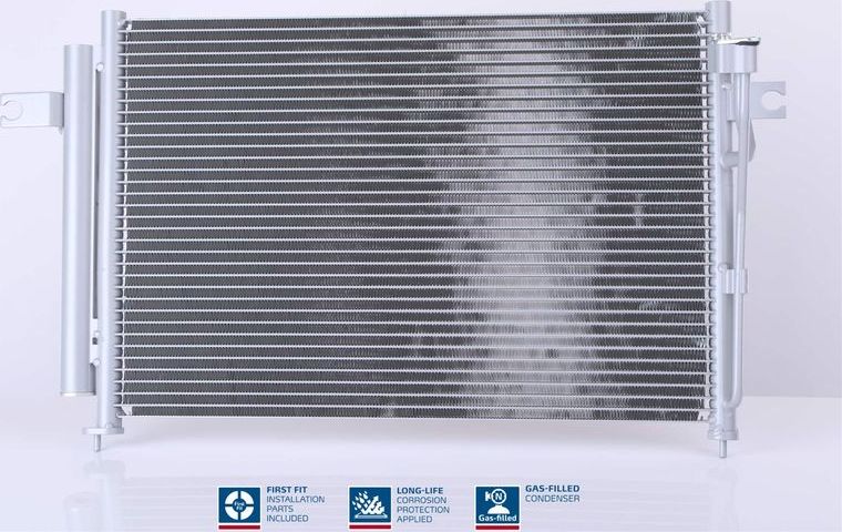 Радиатор кондиционера (конденсатор) Nissens (алюминий). Артикул 94647