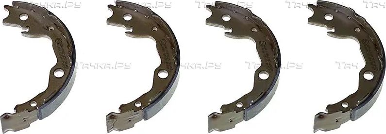Тормозные колодки (стояночная тормозная система) Brembo ESSENTIAL LINE задние для Nissan Juke I 2010-2019. Артикул S 83 568