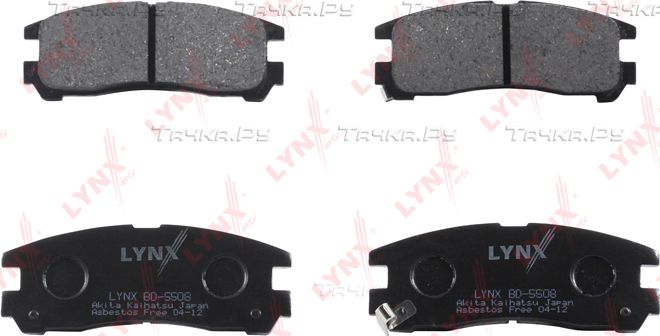 Тормозные колодки LYNXauto для Chrysler Sebring II 2001-2007. Артикул BD-5508