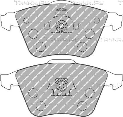 Тормозные колодки FERODO RACING DS PERFORMANCE для Volvo C30 I 2006-2012. Артикул FDS1706