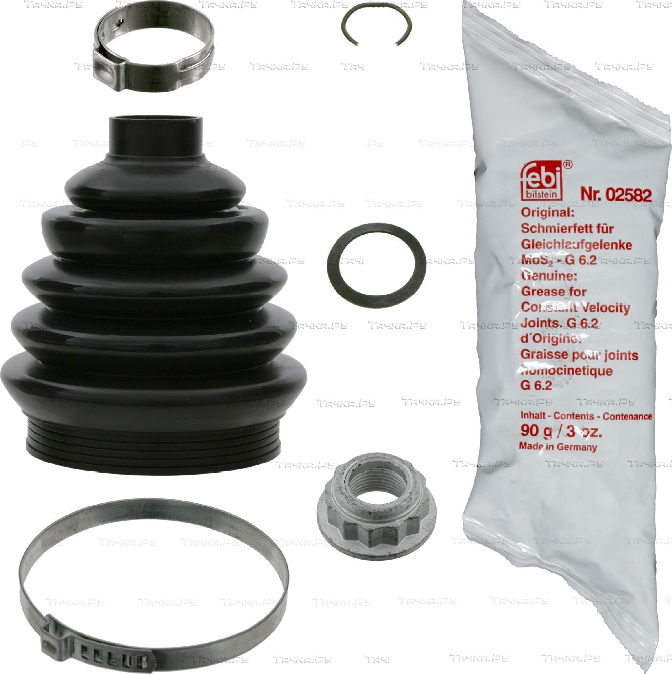 Пыльник ШРУСа наружный Febi Bilstein (термопласт) передний для Skoda Octavia A5 2004-2013. Артикул 17540